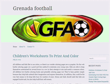 Tablet Screenshot of grenadafootball.com